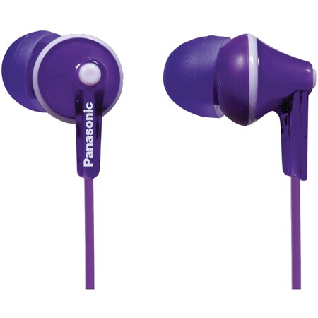 Panasonic HJE125 ErgoFit In-Ear Earbuds (Violet) RP-HJE125-V